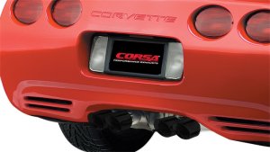 Chevrolet Corvette Performance Exhaust - Dual Rear Exit - CORSA Performance - Xtreme Cat-Back + XO with RSC Technology - Black - `97-`04 Chevrolet Corvette Performance Exhaust - Dual Rear Exit - CORSA Performance - Xtreme Cat-Back + XO with RSC Technology - Black - `97-`04